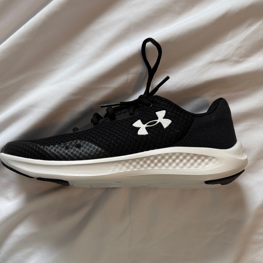Under Armour Black and White Athletic Shoes